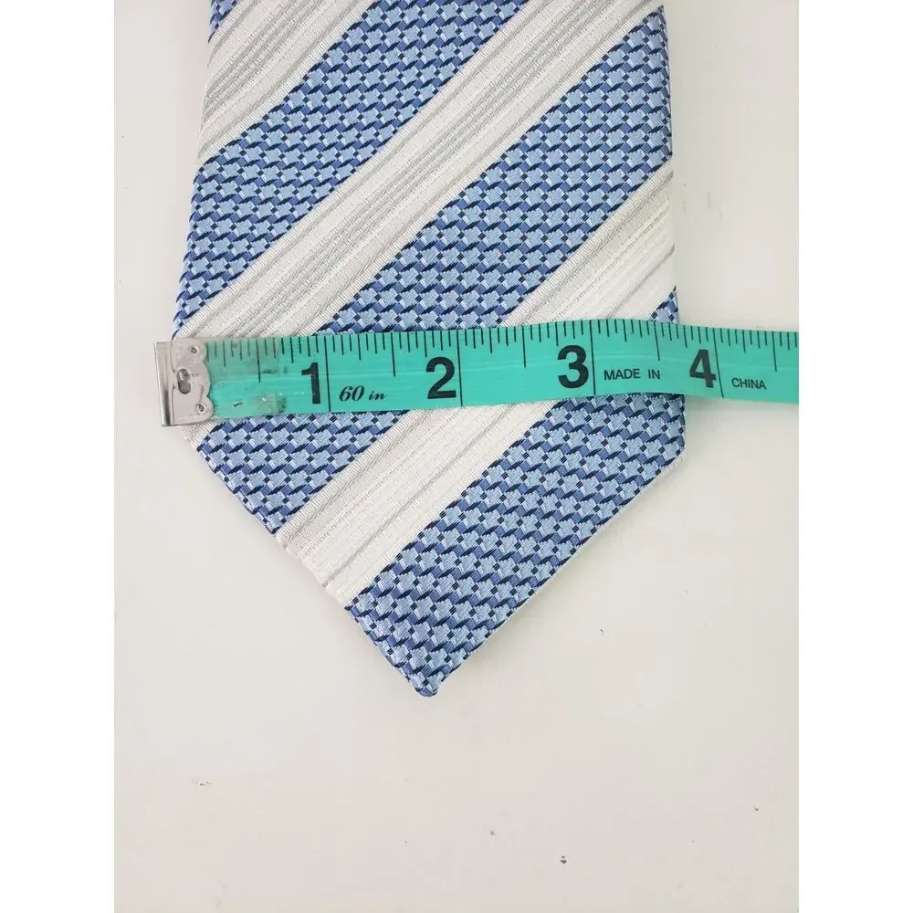 GIORGIO ARMANI 100% Silk Mens Neck Tie Striped Casual Italy
